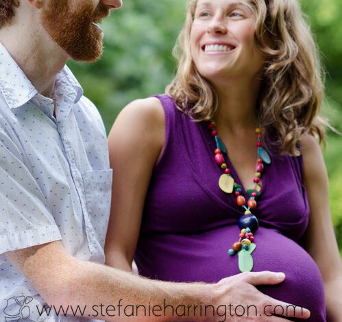 Dc Maternity Photographer Stefanie Harrington Expectant Mother Purple Dress Laughing Photo.jpg