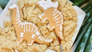 Dinosaur Bone Cookies Dug In Brown Sugar Sand.jpg