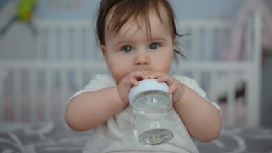 Cute Baby Drinks Water. 937504892 2043x1471.jpeg
